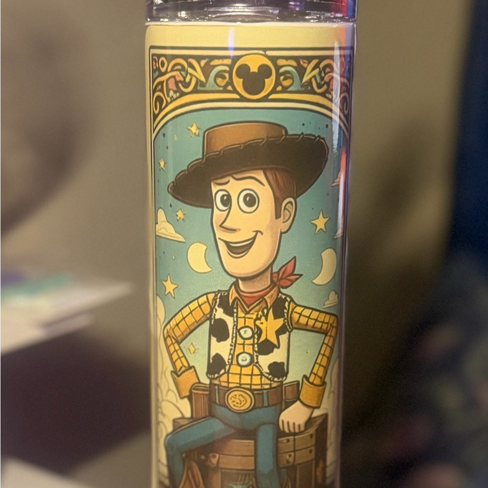 Disney Woody Travel Tumbler - Yellow, Blue, Brown